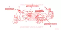 AUTOCOLLANTS pour Honda BENLY 110 2020