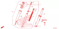 FOURCHE pour Honda BENLY 110 2020