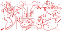 LEVIER DE GUIDON   CABLE   COMMODO pour Honda BENLY 110 2020