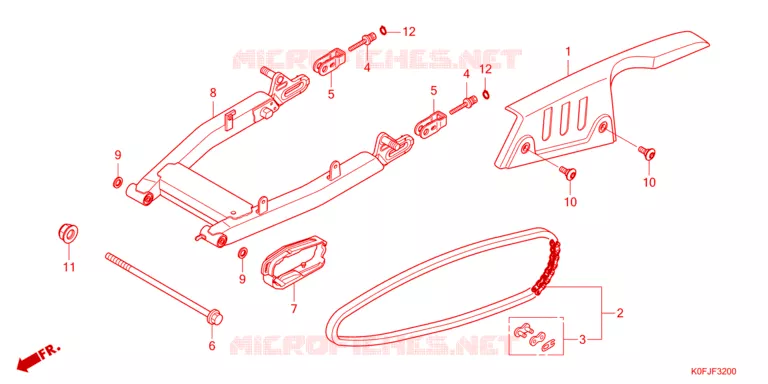 BRAS OSCILLANT Honda MOTO 125 MONKEY 2022  Z125MAN