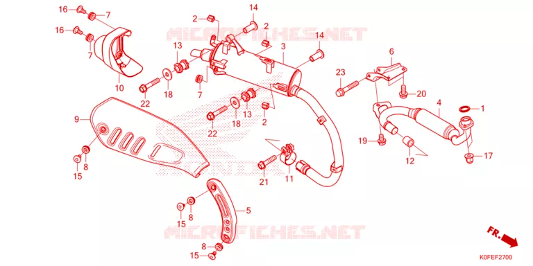 SILENCIEUX D'ECHAPPEMENT Honda MOTO 125 MONKEY 2024  Z125MAR