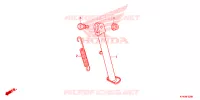 BEQUILLE pour Honda CRF 110 2024