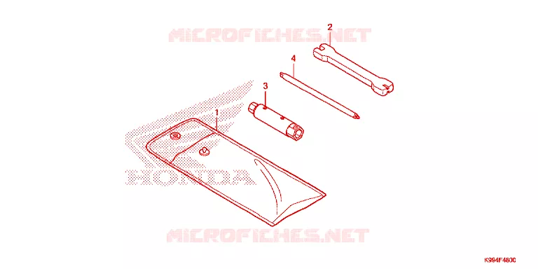 OUTIL Honda MOTO 250 CRF 2021  CRF250FM