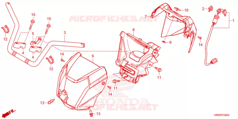 GUIDON Honda ATV 520 FOURTRAX 2024  TRX520FA7R