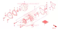 POMPE A HUILE pour Honda CRF 125 F 2024