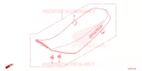SELLE pour Honda CRF 125 F 2024