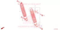 AMORTISSEUR ARRIERE pour Honda SH 350 SPORTY 2024