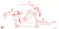 BEQUILLE pour Honda SH 350 SPORTY 2024