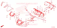 GUIDON   CARENAGE pour Honda SH 350 SPORTY 2024