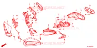 CLIGNOTANT   RETROVISEUR pour Honda GL 1800 GOLD WING 2024
