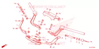 GUIDON   TE DE FOURCHE pour Honda GL 1800 GOLD WING TOUR DCT, NAVI, AIRBAG 2024