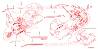 AUTOCOLLANTS pour Honda GL 1800 GOLD WING TOUR 2024