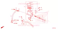 MAITRE CYLINDRE DE FREIN ARRIERE pour Honda SH 125 SMART TOP BOX 2024