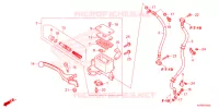 MAITRE CYLINDRE DE FREIN AVANT pour Honda SH 125 SMART TOP BOX 2024