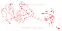 SILENCIEUX D'ECHAPPEMENT pour Honda SH 125 SMART TOP BOX 2024