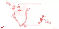 COMMODO   LEVIER   CABLE pour Honda SH 125 2ED SMART TOP BOX 2024