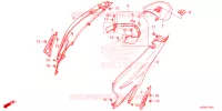 CARENAGE ARRIERE pour Honda SH 150 ED 2024