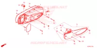 COUVERCLE GAUCHE pour Honda SH 150 4ED 2024
