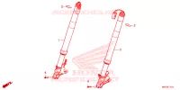 FOURCHE pour Honda CBR 1000 RR SP BREMBO 2024