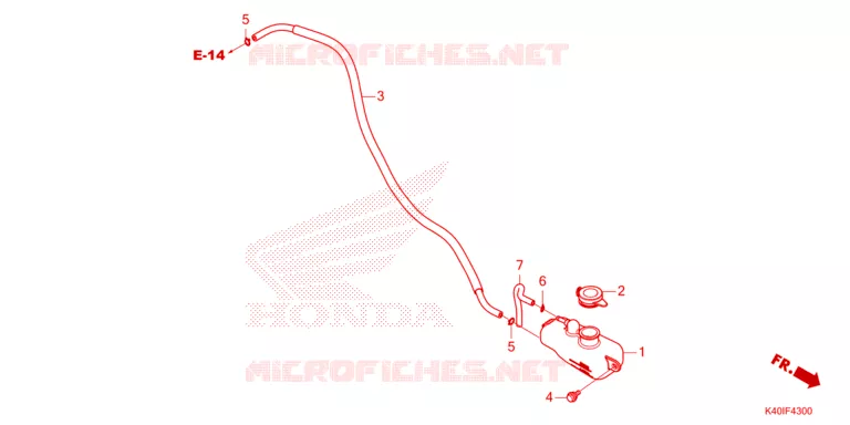 VASE D'EXPANSION Honda SCOOTER 125 FORZA 2023  NSS125ADR