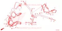 GUIDON   CARENAGE pour Honda FORZA 125 SPECIAL 2023