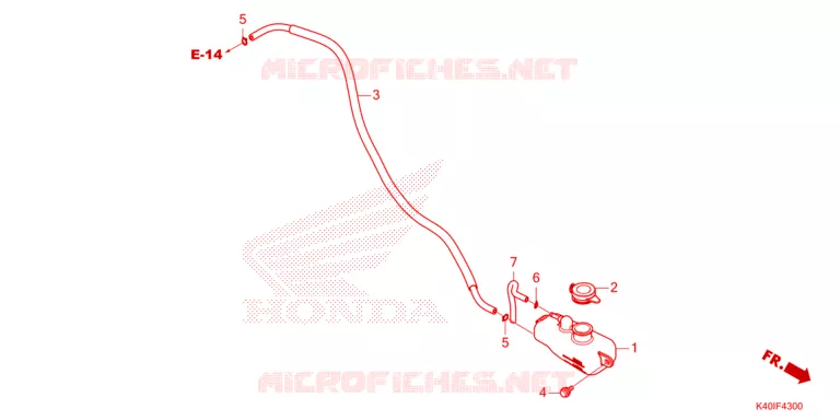 VASE D'EXPANSION Honda SCOOTER 125 FORZA 2023  NSS125ADR