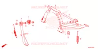 BEQUILLE pour Honda FORZA 250 ABS TOP CASE 2024