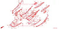MARCHE PIEDS pour Honda FORZA 250 ABS TOP CASE 2024
