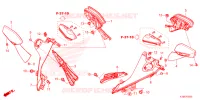 RETROVISEUR pour Honda FORZA 250 ABS TOP CASE 2024