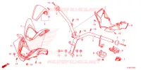 GUIDON   CARENAGE pour Honda FORZA 350 VOICE CONTROL 2024