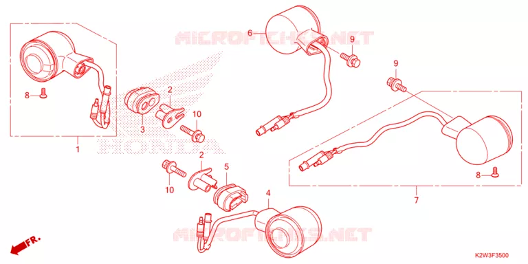 CLIGNOTANT Honda MOTO 125 DAX 2024  ST125AP