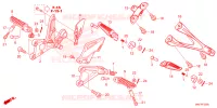 REPOSE PIED pour Honda CBR 1000 2024
