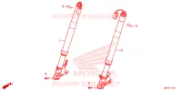 FOURCHE pour Honda CBR 1000 RR SP BREMBO 2023