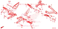 REPOSE PIED pour Honda CBR 1000 RR SP BREMBO 2023