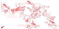 REPOSE PIED pour Honda REBEL 1100 TOURING 2024