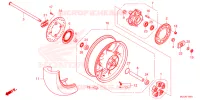 ROUE ARRIERE pour Honda REBEL 1100 2024