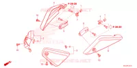 COUVERCLE LATERAL DE FILTRE A AIR pour Honda REBEL 1100 DCT TOURING 2024