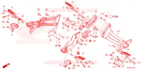 REPOSE PIED pour Honda REBEL 1100 DCT TOURING 2024