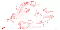 COUVERCLE LATERAL DE FILTRE A AIR pour Honda REBEL 1100 2024