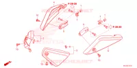 COUVERCLE LATERAL DE FILTRE A AIR pour Honda REBEL 1100 DCT 2024