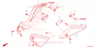 COUVERCLE LATERAL DE FILTRE A AIR pour Honda REBEL 1100 DCT 2024