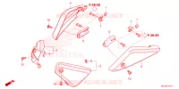 COUVERCLE LATERAL DE FILTRE A AIR pour Honda REBEL 1100 DCT 2024