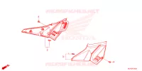 COUVERCLES LATERAUX pour Honda NX 400 2024