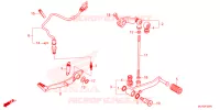 PEDALE pour Honda NX 400 2024