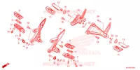 REPOSE PIED pour Honda NX 400 2024