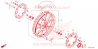ROUE AVANT pour Honda NX 400 2024