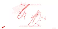 COUVERCLES LATERAUX pour Honda CRF 125 F 2023