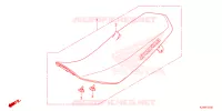 SELLE pour Honda CRF 125 F 2023