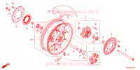 ROUE ARRIERE pour Honda NX 500 2024