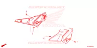 COUVERCLES LATERAUX pour Honda NX 500 2024